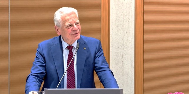 Bundespräsident a.D. Joachim Gauck